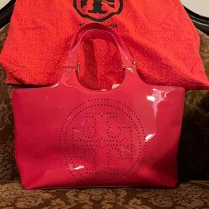 Tory Burch Hot Pink Tote Bag